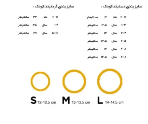 راهنمای سایز کودک